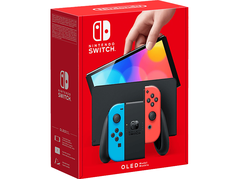 NINTENDO Switch (OLED-Modell) Neon-Rot/Neon-Blau von NINTENDO