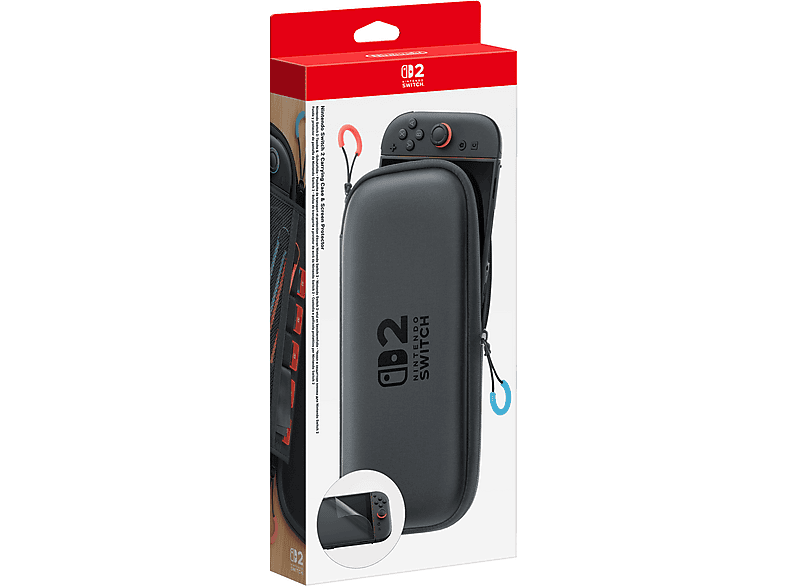 NINTENDO Switch 2 Tasche + Schutzfolie, Schwarz von NINTENDO
