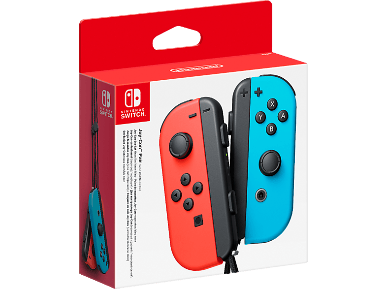 NINTENDO Switch Joy-Con 2er-Set Controller Neon-Rot/Neon-Blau für Nintendo von NINTENDO