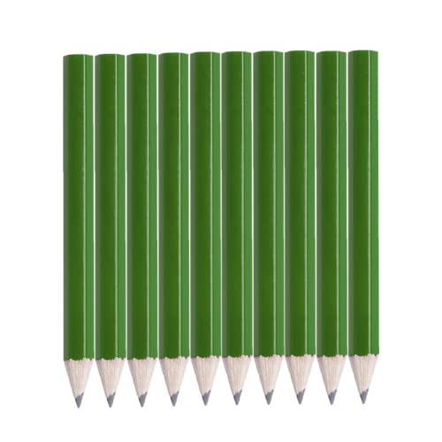 NIPORO 100 Stück mini Bleistifte bunt kurze Bleistifte kleine Bleistifte mini (Grün) von NIPORO