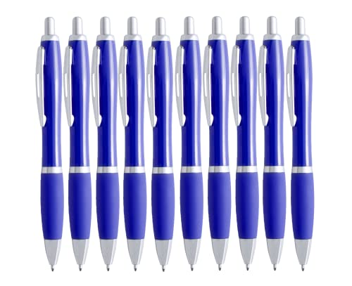 NIPORO 50 Kugelschreiber Blau ergonomisch mit rutschfester Griffzone und Mine in Blau (Blau) von NIPORO