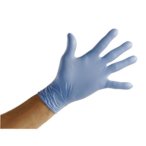 Handschoenen poedervrij synthetisch rubber (Box 100) - L von NISBETS