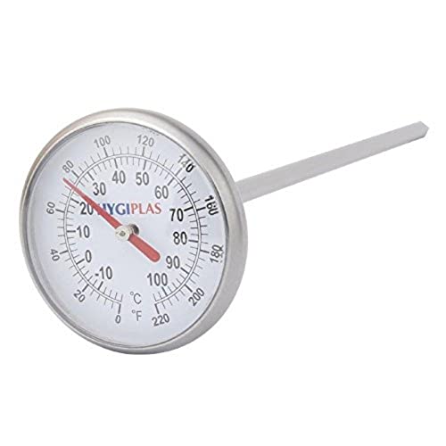 Hygiplas Dial Thermometer - 32mm -10/100c 0/220F von NISBETS