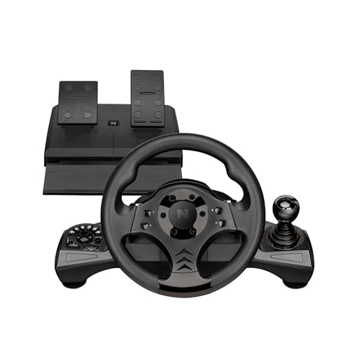 NITHO Drive Pro V16 Gaming Racing Steering Wheel with Pedals and Shifter, 270 Degree Games Steering Wheel with Vibration for PS4, PC, Xbox One, Xbox Series X|S and Switch, Programmable Racing Gaming NITHO Drive Pro V16 Gaming Racing Steering Wheel with Pedals and Shifter, 270 Degree Games Steering Wheel with Vibration for PS4, PC, Xbox One, Xbox Series X|S and Switch, Programmable Racing Gaming von NITHO