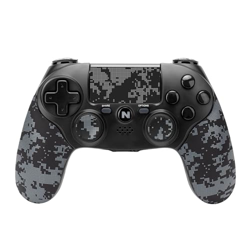 NITHO Wireless Controller für PS4, Game Controller Kompatibel mit PS4/PC/Android/iOS, PS5 (nur mit PS4-Spielen), Gamepad Joystick mit Dual-Vibration/6-Achsen Gyro Sensoren - Camouflage von NITHO