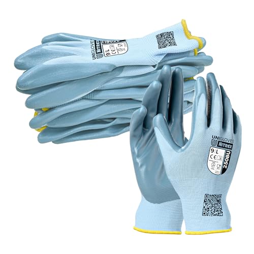 NITREX 250BU Blau, Nitrilhandschuh mit Nitril- Handflächenbeschichtung, leichte Arbeitshandschuhe, Öl- und feuchtigkeitsbeständig, Größe 7 NITREX 250BU Blau, Nitrilhandschuh mit Nitril- Handflächenbeschichtung, leichte Arbeitshandschuhe, Öl- und feuchtigkeitsbeständig, Größe 7 von NITREX