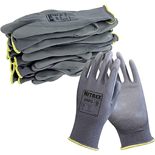NITREX Unigloves 290 Wiederverwendbare Handschuhe mit PU-Handflächenbeschichtung und Polyesterfutter, erhältlich in Schwarz oder Grau NITREX Unigloves 290 Wiederverwendbare Handschuhe mit PU-Handflächenbeschichtung und Polyesterfutter, erhältlich in Schwarz oder Grau von NITREX