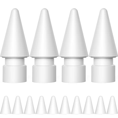NIUTRENDZ Apple Pencil Spitzen - 4er Stück Hochempfindlicher Spitze Ersatzspitzen Eingabestift Kompatibel für Apple Pencil 2 gen & 1st von NIUTRENDZ