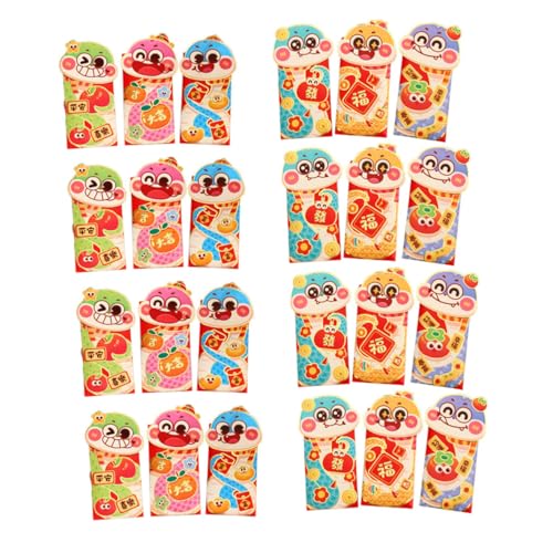 NIYANGLE 24 Stück mit rotem Umschlag Rote Tasche Geldumschläge für Bargeld China Neujahrsdekorationen Gruß Frühling Party briefumschläge rotes Paket Hongbao Papier NIYANGLE 24 Stück mit rotem Umschlag Rote Tasche Geldumschläge für Bargeld China Neujahrsdekorationen Gruß Frühling Party briefumschläge rotes Paket Hongbao Papier von NIYANGLE