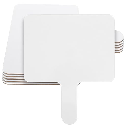 NIYANGLE 6 Stück Trocken Abwischbare Antwortpaddel 10 X 8 Zoll Tragbare Whiteboards Doppelseitige Trocken Abwischbare Schilder Für Den Unterricht Im Klassenzimmer Büro Besprechungen von NIYANGLE