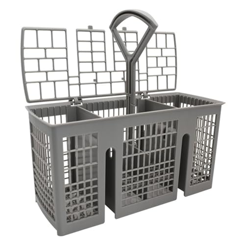 Spülmaschine Besteckkorb für Siemens Bosch, Besteckkorb Geschirrspüler Zubehör, Geschirrspüler Besteckkorb, 220x 115x 90mm in Grau, Abnehmbarer Rundgriff, Besteckeinsatz für viele Geschirrspüler Spülmaschine Besteckkorb für Siemens Bosch, Besteckkorb Geschirrspüler Zubehör, Geschirrspüler Besteckkorb, 220x 115x 90mm in Grau, Abnehmbarer Rundgriff, Besteckeinsatz für viele Geschirrspüler von NIYATA