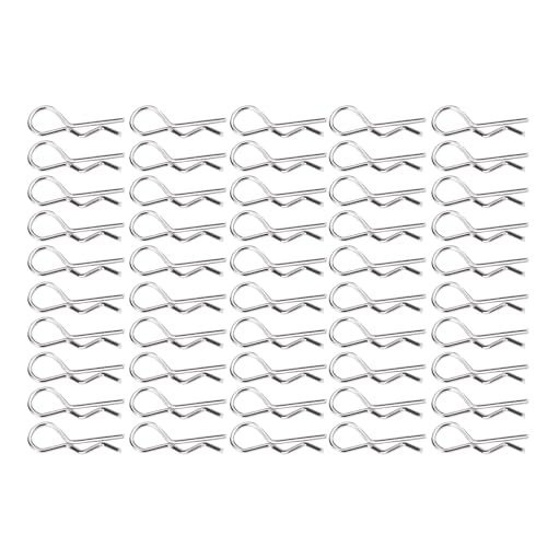 50 PC -Zubehör RC -Clip -Clip -Pin, Geeignet für 1/10 1/12 1/16 Autogehäuse Im Maßstab, Einfach zu Installieren und zu Löschen, Perfekt für Lüfter des RC -Modells von NIZUUONE