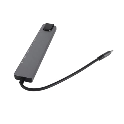 8-in-1-Hub Typ C RJ45 USB-Dockingstation-Adapter für Pro Pro Silber von NIZUUONE