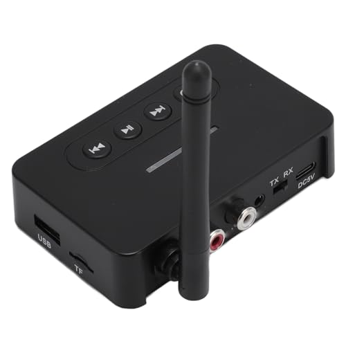 Empfänger-Sender, 2-in-1 mit Ferngesteuertem HiFi-Sound-Adapter für Heim- und Autoradio von NIZUUONE