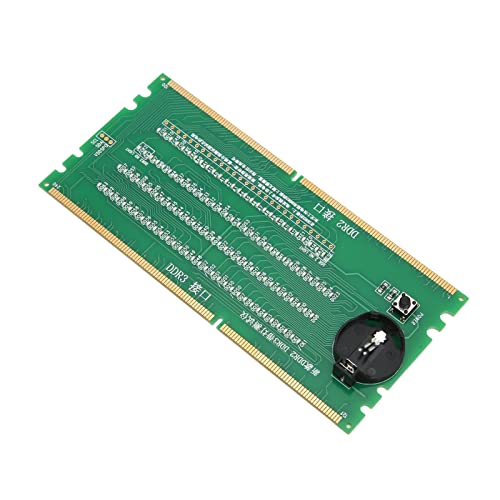 NIZUUONE Computer-Speichertester DDR2 DDR3 2-in-1 PCB-Material Leuchtdioden Mainboard-Tester Anwendbares Desktop-Mainboard von NIZUUONE
