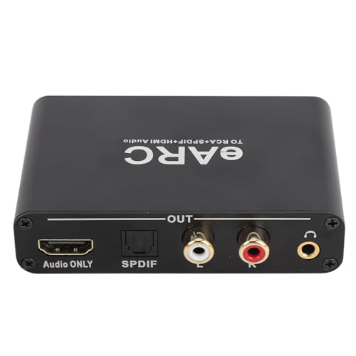 NIZUUONE EARC ARC Sound Extractor Converter 720p HD Multimedia Interface -Ausgangsauflösungs -Schnittstellenadapter mit Optischer 3,5 -mm -Ausgabe für HDTV -Soundbarl NIZUUONE EARC ARC Sound Extractor Converter 720p HD Multimedia Interface -Ausgangsauflösungs -Schnittstellenadapter mit Optischer 3,5 -mm -Ausgabe für HDTV -Soundbarl von NIZUUONE