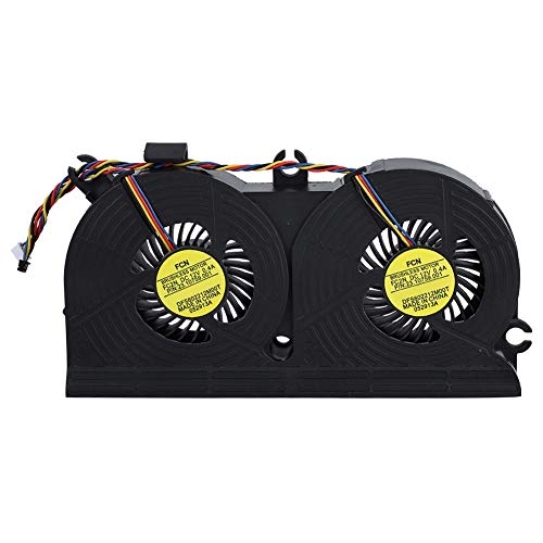 NIZUUONE PC-CPU-Lüfter, Kühlkörperlüfter mit Zwei 4-Pin-Schnittstellen, Großes Wärmeableitungs-Luftvolumen für EliteOne 800 G1 705 G1 All-in-One-Serie CPU-Lüfter von NIZUUONE