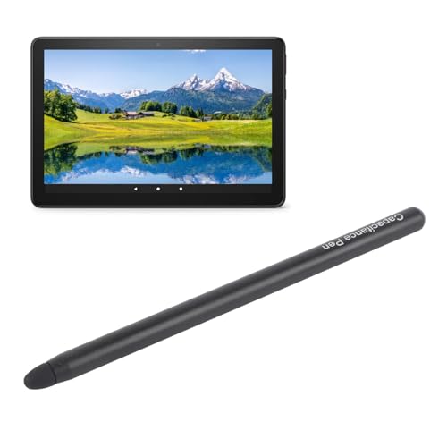 Stylus Tablet Stift Touchscreen -Stift für Feuer HD 10 8 7 Pro Max 11 und Tab A9 A8 A7 Lite mit Flexibler Neigung Hochempfindlichkeit Stift TIPP Keine Batterie Benötigt (Black) von NIZUUONE