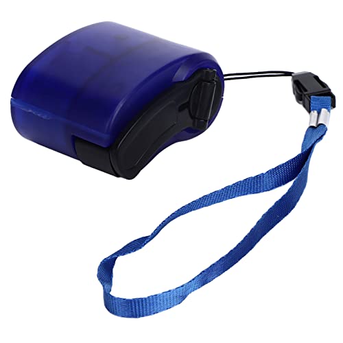 USB-Handkurbel-Handy-Ladegerät, Tragbares Hand-Ladegerät für den Notfall Im Freien (Blue) von NIZUUONE