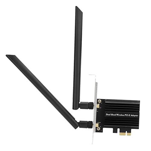 WLAN -Doppel -Desktop -Netzwerk -Netzwerk -WLAN -Adapter für eine Schnellere Datenübertragung und Übertragung, die mit /, 5.1 Kompatibel Ist von NIZUUONE