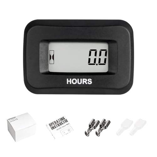 NInE-ROnG Digitaler LCD Betriebsstundenzähler AC/DC 5V bis 277V,Countdown Timer,Datenspeicherung für ZTR Rasenmäher Traktor Generator Club Car Waschmaschine Marine ATV Motor Kompressor NInE-ROnG Digitaler LCD Betriebsstundenzähler AC/DC 5V bis 277V,Countdown Timer,Datenspeicherung für ZTR Rasenmäher Traktor Generator Club Car Waschmaschine Marine ATV Motor Kompressor von NInE-ROnG