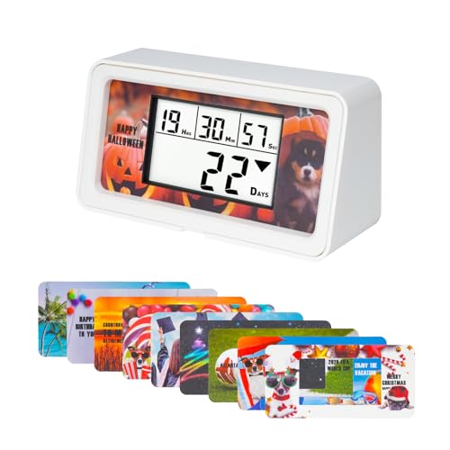 NInE-ROnG Hintergrundbeleuchtung Digitaler 9.999 Tage Countdown Timer Großes LCD Display Count Down für Ruhestand Urlaub Graduierung Weihnachten Hochzeiten GeburtstageHalloween und andere Anlässe (WT) NInE-ROnG Hintergrundbeleuchtung Digitaler 9.999 Tage Countdown Timer Großes LCD Display Count Down für Ruhestand Urlaub Graduierung Weihnachten Hochzeiten GeburtstageHalloween und andere Anlässe (WT) von NInE-ROnG