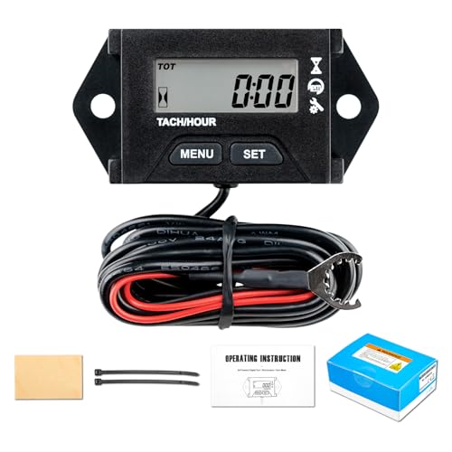 NInE-ROnG Jayron Digitaler Betriebsstundenzähler Tachometer Wartungserinnerung RPM Reminder Verwendung für Generator Motorrad Rasenmäher Motorräder ATV Motorräder Schiffsmotoren Traktoren NInE-ROnG Jayron Digitaler Betriebsstundenzähler Tachometer Wartungserinnerung RPM Reminder Verwendung für Generator Motorrad Rasenmäher Motorräder ATV Motorräder Schiffsmotoren Traktoren von NInE-ROnG