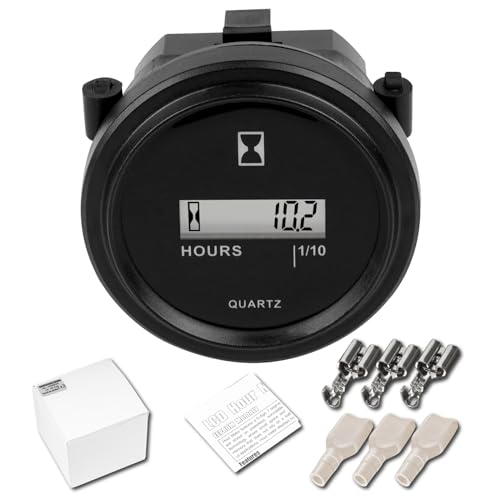 NInE-ROnG Jayron JR-HM005AC Stundenzähler AC 86-230V Runder LCD Stundenzähler Quarz Stundenzähler für Gabelwagen Boot Traktor Generator Motor Mäher NInE-ROnG Jayron JR-HM005AC Stundenzähler AC 86-230V Runder LCD Stundenzähler Quarz Stundenzähler für Gabelwagen Boot Traktor Generator Motor Mäher von NInE-ROnG