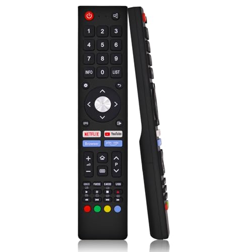 Ersatzfernbedienung SABA Changhong ChiQ GCBLTV02ADBBT, Changhong ChiQ Saba-Fernbedienung für Smart TV, kompatibel mit SA40S67A9 L40H7A U58H7A U65H7S, enthält 4 beliebte Schnelltasten Ersatzfernbedienung SABA Changhong ChiQ GCBLTV02ADBBT, Changhong ChiQ Saba-Fernbedienung für Smart TV, kompatibel mit SA40S67A9 L40H7A U58H7A U65H7S, enthält 4 beliebte Schnelltasten von NJALNKHM