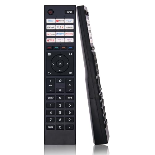 Universelle Toshiba TV-Ersatzfernbedienung für alle LED LCD Smart TVs. Toshiba-Fernbedienung ersetzt CT-8541, CT8541, 30101774, RC42150P mit Tasten für Netflix und YouTube von NJALNKHM