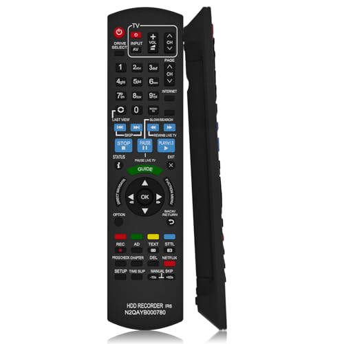 Neue Ersatzfernbedienung N2QAYB000780 N2QAYB001046 Panasonic Recorder IR6 für Panasonic Blu Ray Disc Recorder DMR-BCT720 DMR-BCT721EG DMR-BCT750 DMR-BCT820, Keine Einrichtung erforderlich Neue Ersatzfernbedienung N2QAYB000780 N2QAYB001046 Panasonic Recorder IR6 für Panasonic Blu Ray Disc Recorder DMR-BCT720 DMR-BCT721EG DMR-BCT750 DMR-BCT820, Keine Einrichtung erforderlich von NJALNKHM