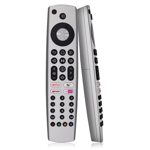 Neue Ersatzfernbedienung für Grundig LED Smart TV TS8187R11 32GHB6100 50GFU7800B 50GFU7800B, Grundig-Fernbedienung mit 4 beliebten Schnelltasten, Keine Einrichtung erforderlich Neue Ersatzfernbedienung für Grundig LED Smart TV TS8187R11 32GHB6100 50GFU7800B 50GFU7800B, Grundig-Fernbedienung mit 4 beliebten Schnelltasten, Keine Einrichtung erforderlich von NJALNKHM