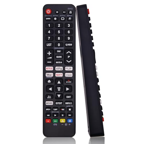 Universal-Fernbedienung für LG TV - Kompatibel mit Allen LED HDTV HDR Smart-TVs, LG Smart TV Fernbedienung mit Tasten für Disney, Netflix und LG Channel von NJALNKHM