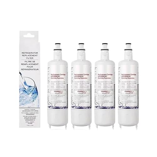 1–5 Stück Ersatzfilter For Kühlschrank-Wasserfilter, Kompatibel Mit LG, LT700P, Kompatibel Mit ADQ36006101 LFX28968ST LFXS30766S 9690(4pcs) von NJIRGOXS