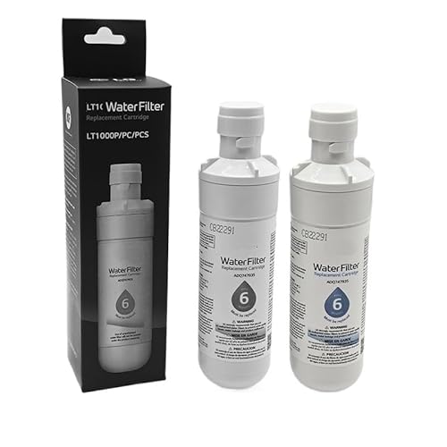 1–6 Stück, Kompatibel Mit LG, Lt1000P Haushaltswasserreiniger, Aktivkohle-Umkehrosmose, Kühlschrank-Eis- Und Wasserfilter-Ersatz(2pcs) von NJIRGOXS