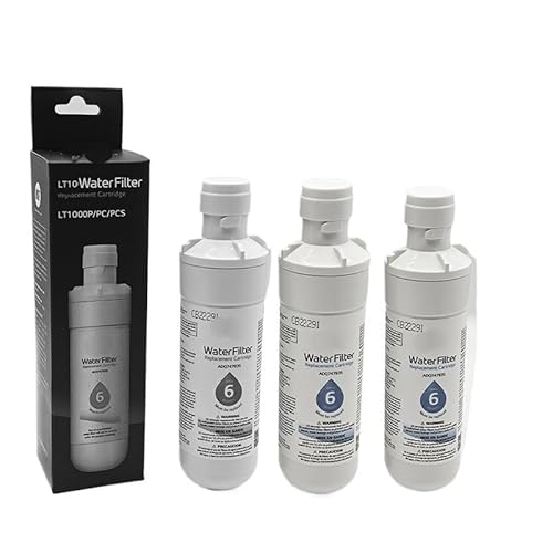 1–6 Stück, Kompatibel Mit LG, Lt1000P Haushaltswasserreiniger, Aktivkohle-Umkehrosmose, Kühlschrank-Eis- Und Wasserfilter-Ersatz(3pcs) von NJIRGOXS