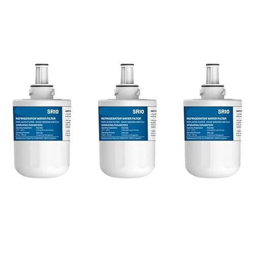 1-6 Stück DA29 00003G Wasserfilter Ersatz, Kompatibel Mit Samsung, DA29-00003B, DA29-00003A Kühlschrank-Wasserfilter HAFCU1(3Pcs) von NJIRGOXS