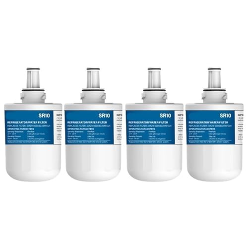 1-6 Stück DA29 00003G Wasserfilter Ersatz, Kompatibel Mit Samsung, DA29-00003B, DA29-00003A Kühlschrank-Wasserfilter HAFCU1(4pcs) von NJIRGOXS