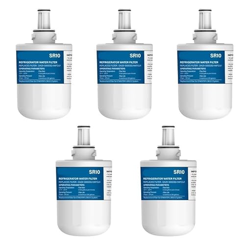 1-6 Stück DA29 00003G Wasserfilter Ersatz, Kompatibel Mit Samsung, DA29-00003B, DA29-00003A Kühlschrank-Wasserfilter HAFCU1(5pcs) von NJIRGOXS