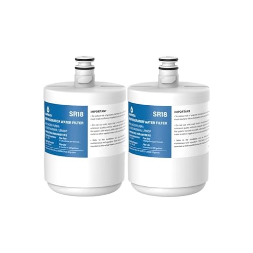 5231JA2002A Kühlschrank-Wasserfilter-Ersatz, Kompatibel Mit LG, LT500P, GEN11042FR-08, ADQ72910911, Kompatibel Mit Kenmore, 9890 46-9890 LFX25974ST, 1–5 Stück(2pcs) von NJIRGOXS