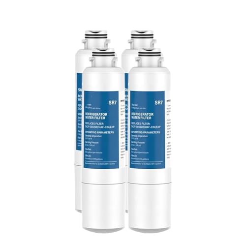 Kompatibel Mit Samsung, DA29-00020B Kühlschrank-Wasserfilter For DA29-00020A/B HAF-CIN/EXP 46-9101 RF4267HARS RF263TEAESG, 1–5 Stück(4pcs) von NJIRGOXS