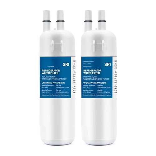 Kühlschrank-Wasserfilter, Kompatibel Mit W10295370A, W10295370W10276924, W10291030, WRL767SIAM, WRS322FDAB, WRS325FDAB, Ersatz(2PCS) von NJIRGOXS