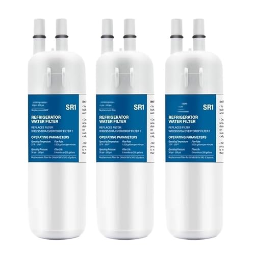 Kühlschrank-Wasserfilter, Kompatibel Mit W10295370A, W10295370W10276924, W10291030, WRL767SIAM, WRS322FDAB, WRS325FDAB, Ersatz(3pcs) von NJIRGOXS
