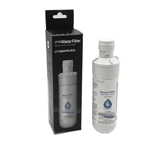 Kühlschrank-Wasserfilterzubehör, Kompatibel Mit LG, LT1000P, Kompatibel Mit ADQ74793501, ADQ74793502, MDJ64844601, AGF80300704, ADQ75795105(1pcs) von NJIRGOXS