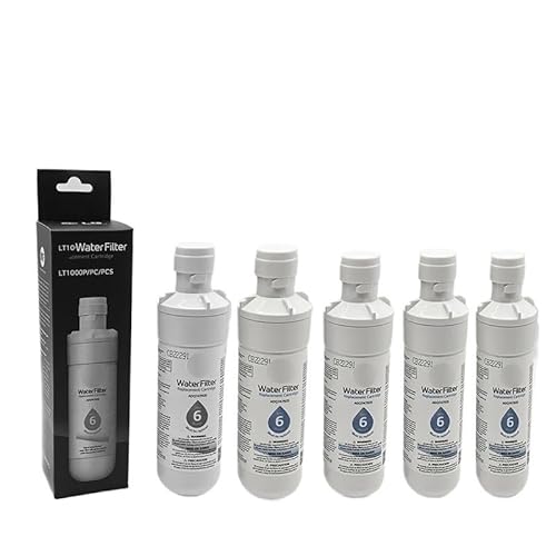 Kühlschrank-Wasserfilterzubehör, Kompatibel Mit LG, LT1000P, Kompatibel Mit ADQ74793501, ADQ74793502, MDJ64844601, AGF80300704, ADQ75795105(5pcs) von NJIRGOXS