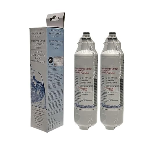Kühlschrank-Wasserreinigerfilter, Kompatibel Mit LG, LT700p ADQ36006101-ADQ36006102, Kompatibel Mit Kenmore, Wasserfilter 9690(2pcs) von NJIRGOXS