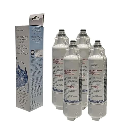 Kühlschrank-Wasserreinigerfilter, Kompatibel Mit LG, LT700p ADQ36006101-ADQ36006102, Kompatibel Mit Kenmore, Wasserfilter 9690(4Pcs) von NJIRGOXS