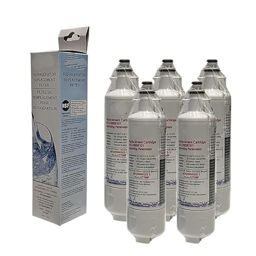 Kühlschrank-Wasserreinigerfilter, Kompatibel Mit LG, LT700p ADQ36006101-ADQ36006102, Kompatibel Mit Kenmore, Wasserfilter 9690(5Pcs) von NJIRGOXS