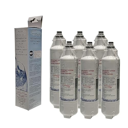 Kühlschrank-Wasserreinigerfilter, Kompatibel Mit LG, LT700p ADQ36006101-ADQ36006102, Kompatibel Mit Kenmore, Wasserfilter 9690(6Pcs) von NJIRGOXS
