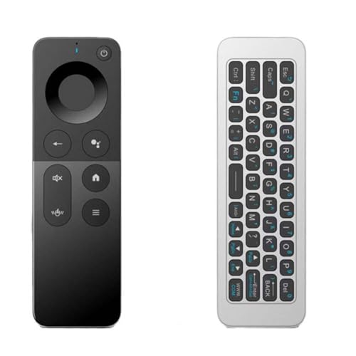 NJTHNTJR T1 Fernbedienung 2,4G Kabellose Voice-Air-Maus Mini-Tastatur USB-Empfänger-Controller mit USB-Empfänger für PC TV von NJTHNTJR
